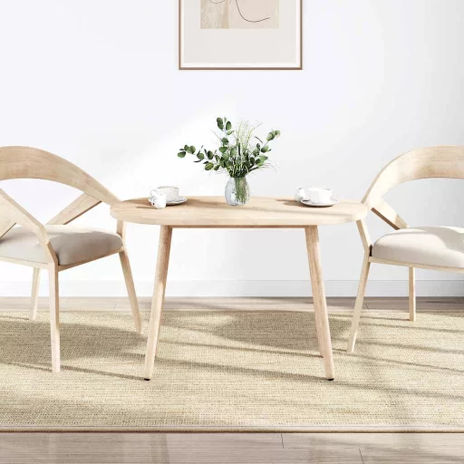 Tömör fenyőfa asztallap 110 x 55 x 2,5 cm ovális