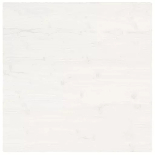 Fehér tömör fenyőfa ovális asztallap 90x90x2,5 cm