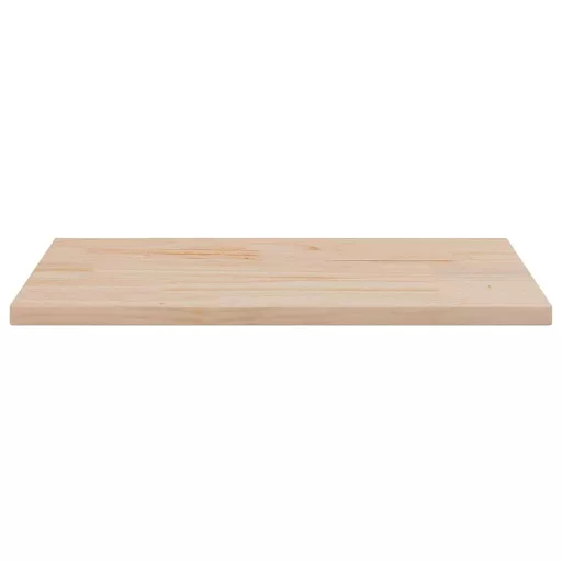 Tömör fenyőfa téglalap alakú asztallap 80 x 40 x 2,5 cm