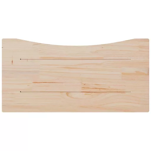 Tömör fenyőfa asztallap 80 x 40 x 2,5 cm