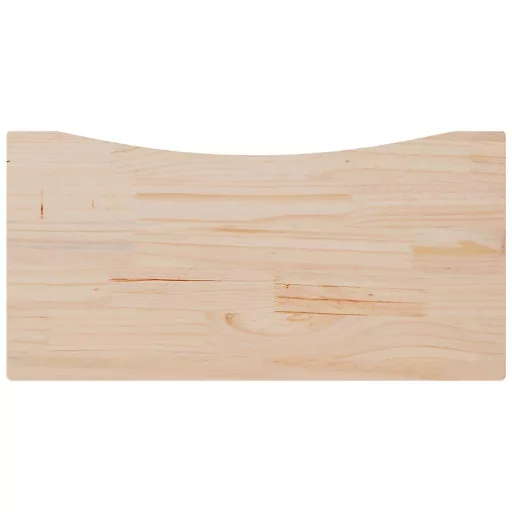 Tömör fenyőfa asztallap 80 x 40 x 2,5 cm