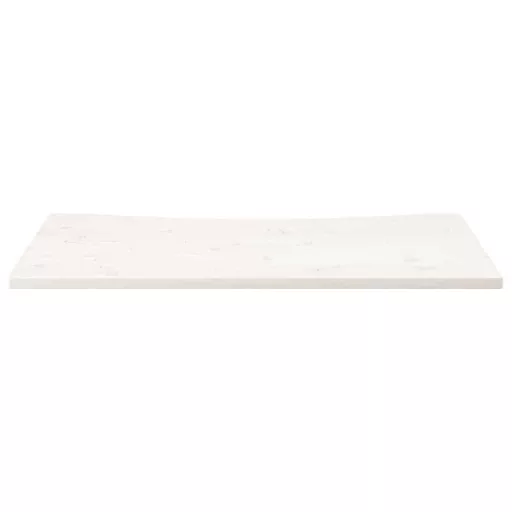 Fehér tömör fenyőfa asztallap 100 x 50 x 2,5 cm