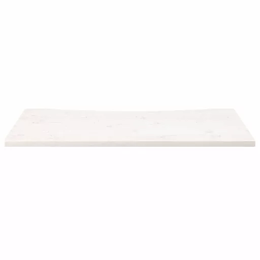 Fehér tömör fenyőfa asztallap 110 x 55 x 2,5 cm