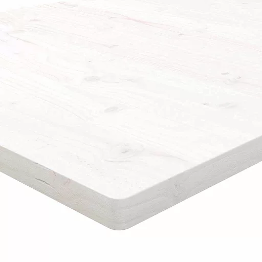 Fehér tömör fenyőfa asztallap 110 x 55 x 2,5 cm