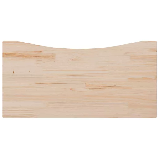 Tömör fenyőfa íróasztallap 100 x 60 x 2,5 cm