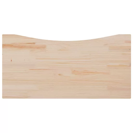 Tömör fenyőfa asztallap 110 x 60 x 2,5 cm