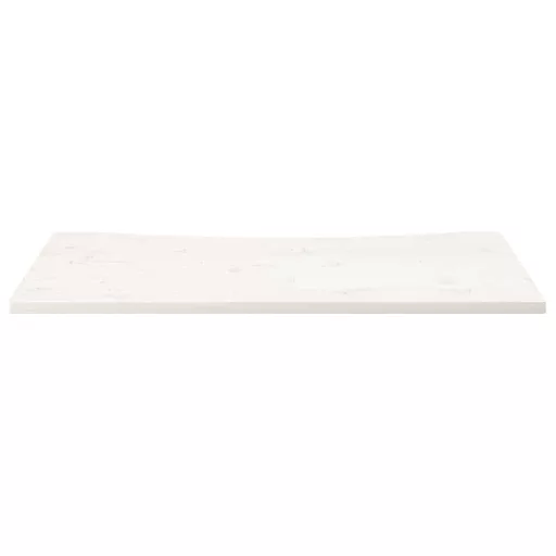 Fehér tömör fenyőfa asztallap 110 x 60 x 2,5 cm