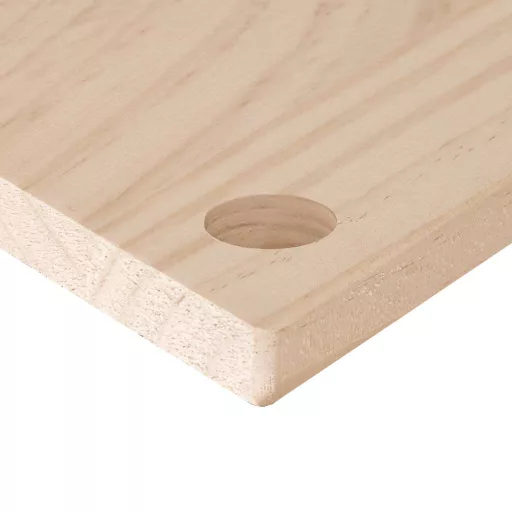 Tömör fenyőfa asztallap 100 x 50 x 2,5 cm