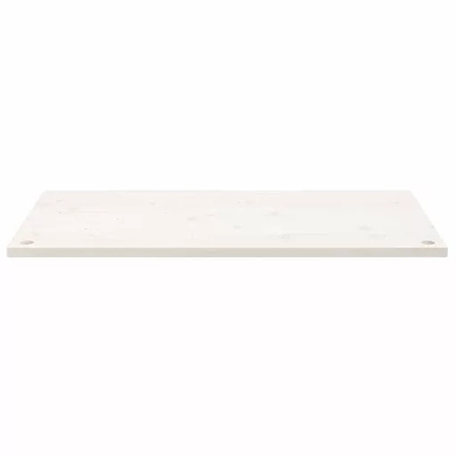 Fehér tömör fenyőfa asztallap 100 x 50 x 2,5 cm