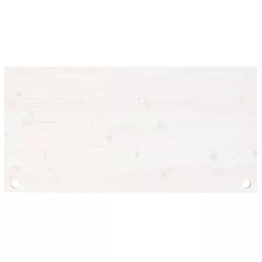 Fehér tömör fenyőfa asztallap 110 x 55 x 2,5 cm