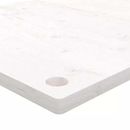 Fehér tömör fenyőfa asztallap 110 x 55 x 2,5 cm