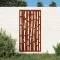 Bambuszmintás corten acél kerti faldísz 105 x 55 cm