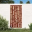 Bambuszmintás corten acél kerti faldísz 105 x 55 cm