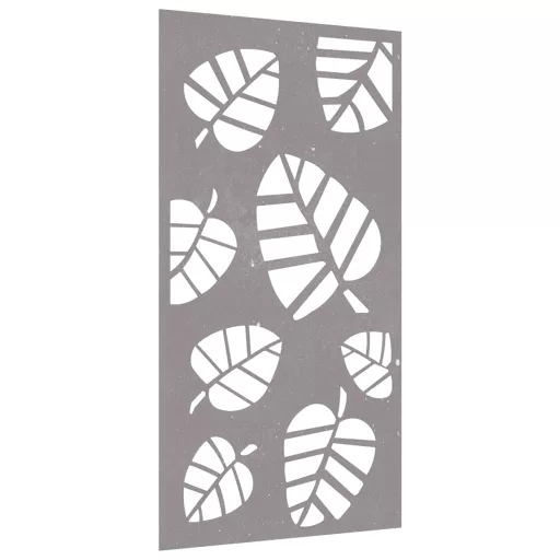 Levélmintás corten acél kerti faldísz 105 x 55 cm