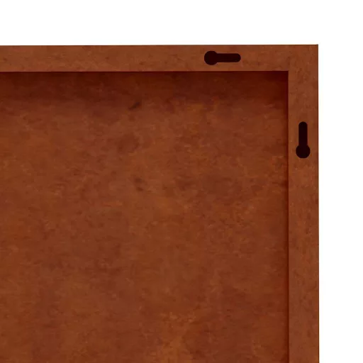 Levélmintás corten acél kerti faldísz 105 x 55 cm