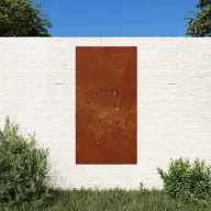 Napmintás corten acél kerti faldísz 105 x 55 cm