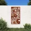 Fogaskerék mintás corten acél kerti faldísz 105 x 55 cm