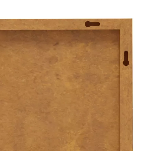 Balett-táncos mintás corten acél kerti faldísz 105 x 55 cm
