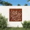 Fűmintás corten acél kerti faldísz 55 x 55 cm