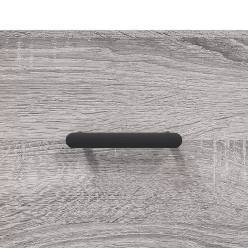 2 db szürke sonoma színű szerelt fa éjjeliszekrény 40x35x47,5cm