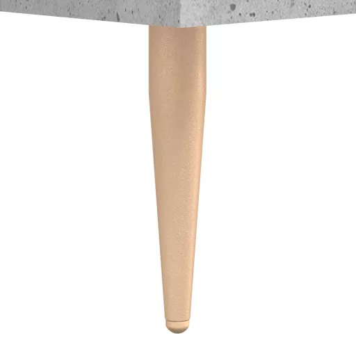 Betonszürke szerelt fa könyvespolc 69,5 x 32,5 x 90 cm