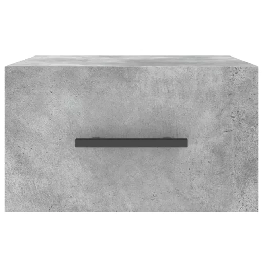 2 db betonszürke falra szerelhető éjjeliszekrény 35x35x20 cm