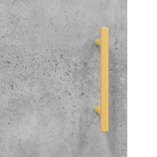 Betonszürke szerelt fa faliszekrény 60 x 31 x 70 cm
