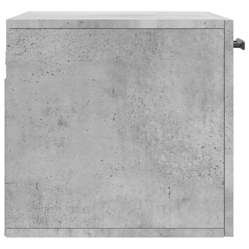 Betonszürke szerelt fa faliszekrény 60 x 36,5 x 35 cm