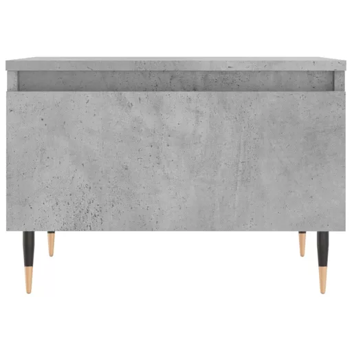 2 db betonszürke szerelt fa dohányzóasztal 50 x 46 x 35 cm