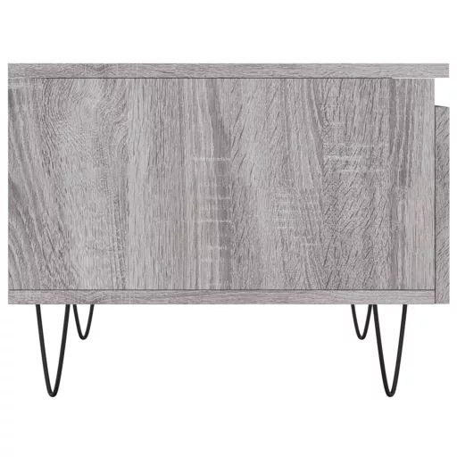2 db szürke sonoma szerelt fa dohányzóasztal 50 x 46 x 35 cm