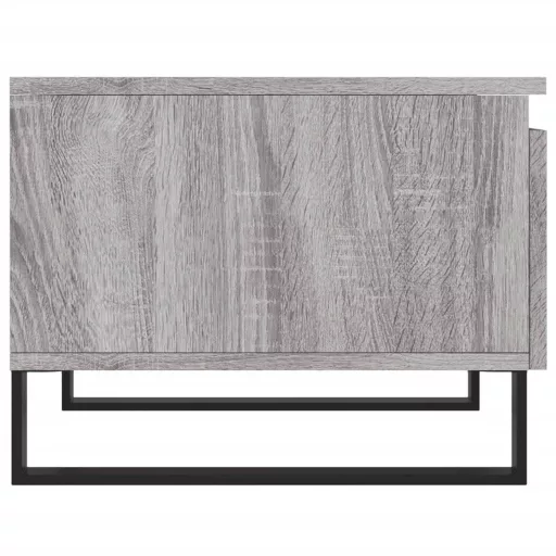 2 db szürke sonoma szerelt fa dohányzóasztal 50 x 46 x 35 cm