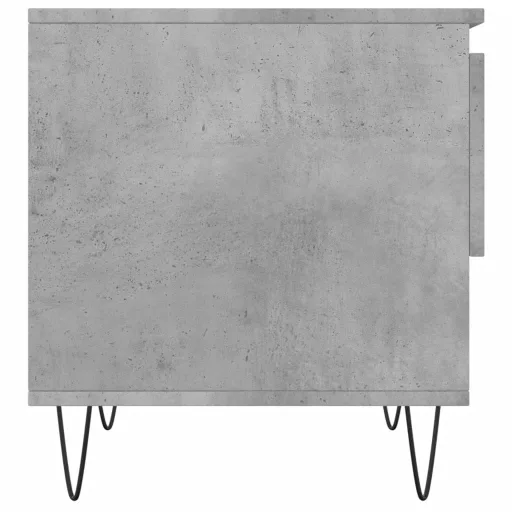 2 db betonszürke szerelt fa dohányzóasztal 50 x 46 x 50 cm