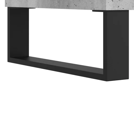 Betonszürke szerelt fa tálalószekrény 40 x 35 x 70 cm