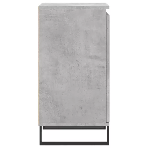 2 db betonszürke szerelt fa tálalószekrény 40 x 35 x 70 cm