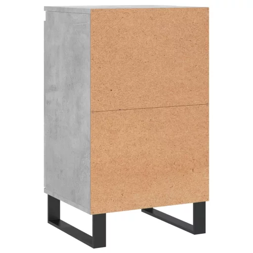 2 db betonszürke szerelt fa tálalószekrény 40 x 35 x 70 cm