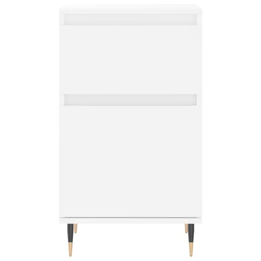 2 db fehér szerelt fa tálalószekrény 40 x 35 x 70 cm