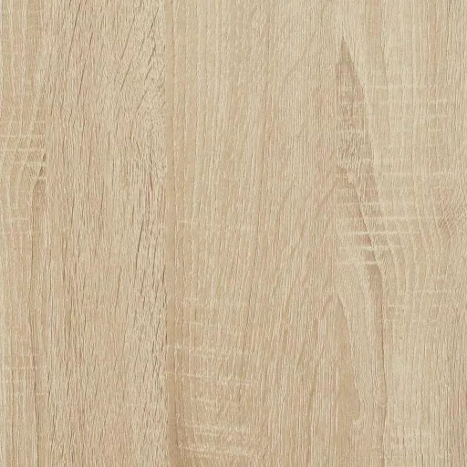 Sonoma tölgy színű szerelt fa hanglemezszekrény 100x38x48 cm