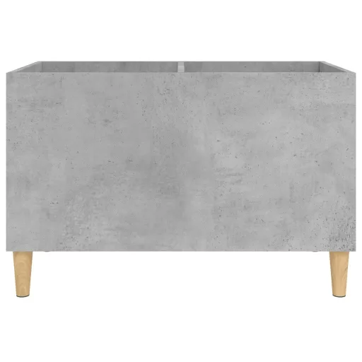 Betonszürke szerelt fa hanglemezszekrény 74,5x38x48 cm