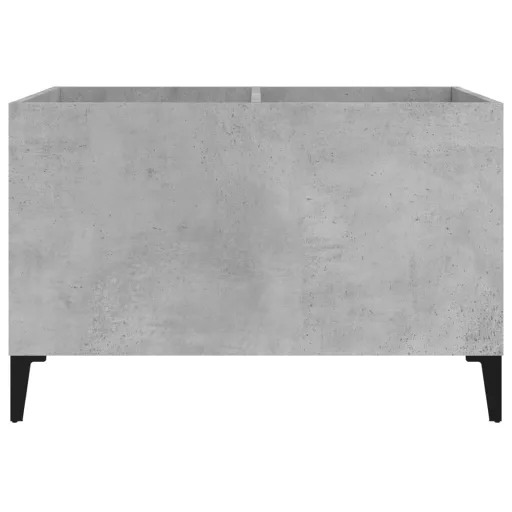 Betonszürke szerelt fa hanglemezszekrény 74,5x38x48 cm