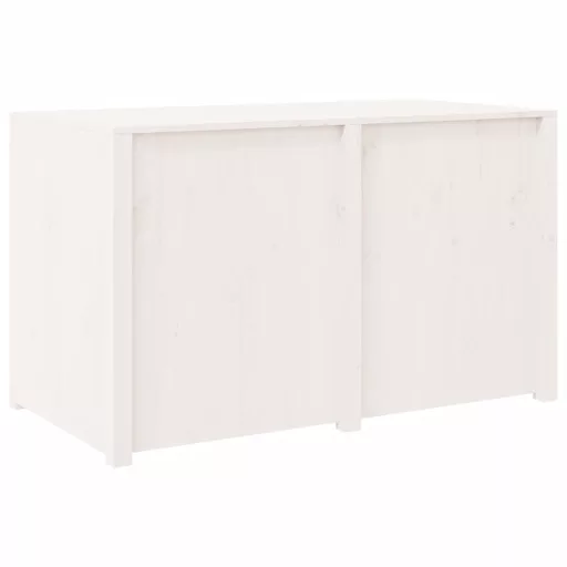 Fehér tömör fenyőfa MEPPEL kültéri konyhaszekrény 106 x 55 x 64 cm