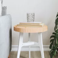 Tömör fenyőfa kerek asztallap Ø30 x 3 cm