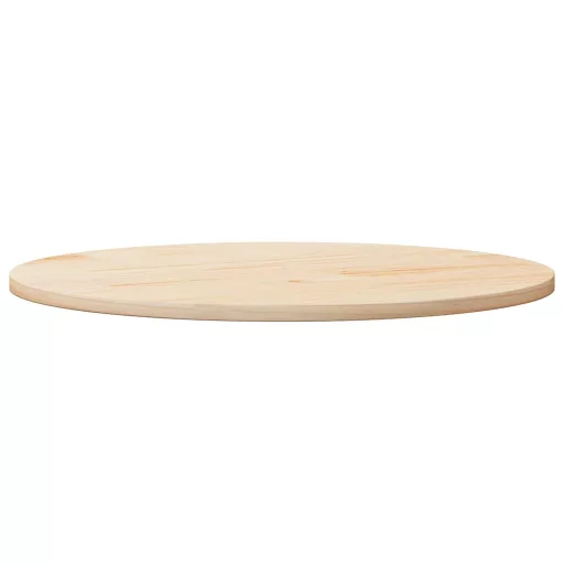 Tömör fenyőfa kerek asztallap Ø80 x 3 cm