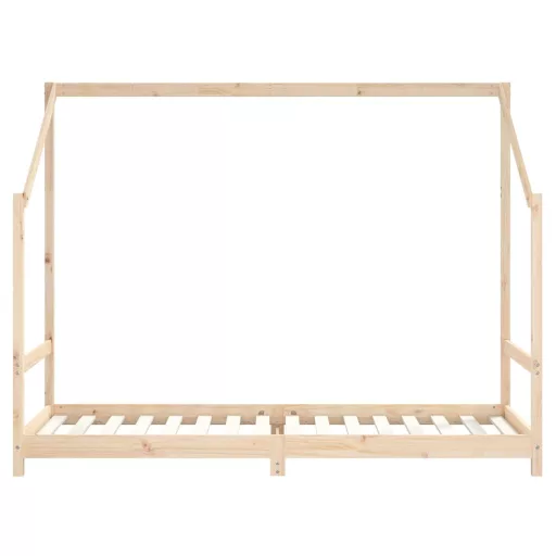 Tömör fenyőfa gyerekágykeret 80 x 200 cm