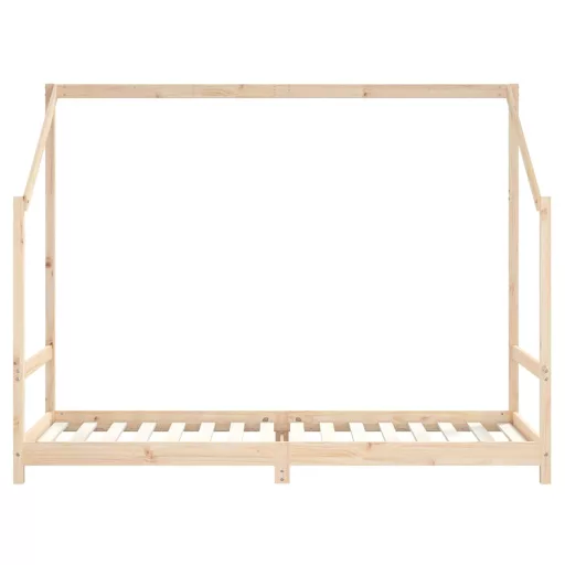 Tömör fenyőfa gyerekágykeret 90 x 200 cm