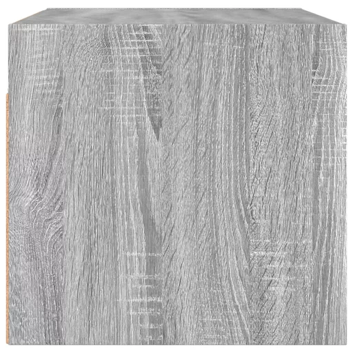 2 db szürke sonoma faliszekrény üvegajtókkal 68,5 x 37 x 35 cm