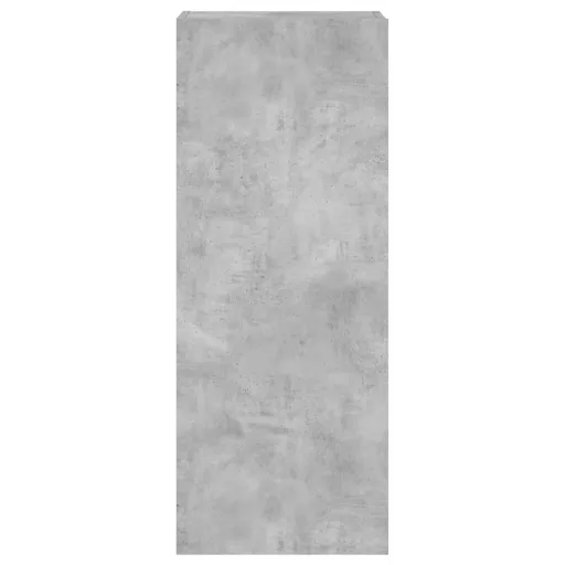 Betonszürke szerelt fa fali TV-szekrény 40,5 x 30 x 102 cm