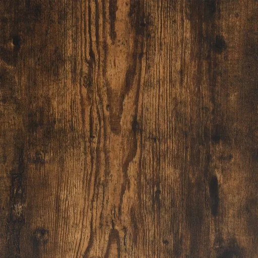 Füstös tölgy színű szerelt fa irattartó szekrény 60x32x77,5 cm