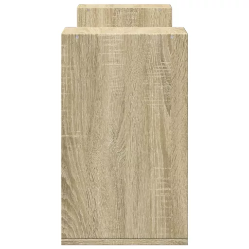 2 db sonoma tölgy színű szerelt fa TV-szekrény 75 x 30 x 50 cm