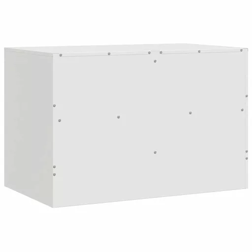 2 db fehér acél TV-szekrény 67 x 39 x 44 cm