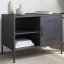 Antracitszürke acél TV-szekrény 68 x 39 x 50,5 cm